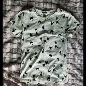 Forever21 Rabbit-print T-shirt